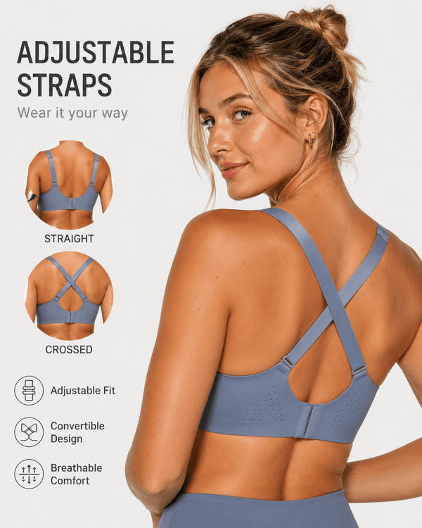 Bounce Control Ventilated Wireless Sports Bra - Aessove