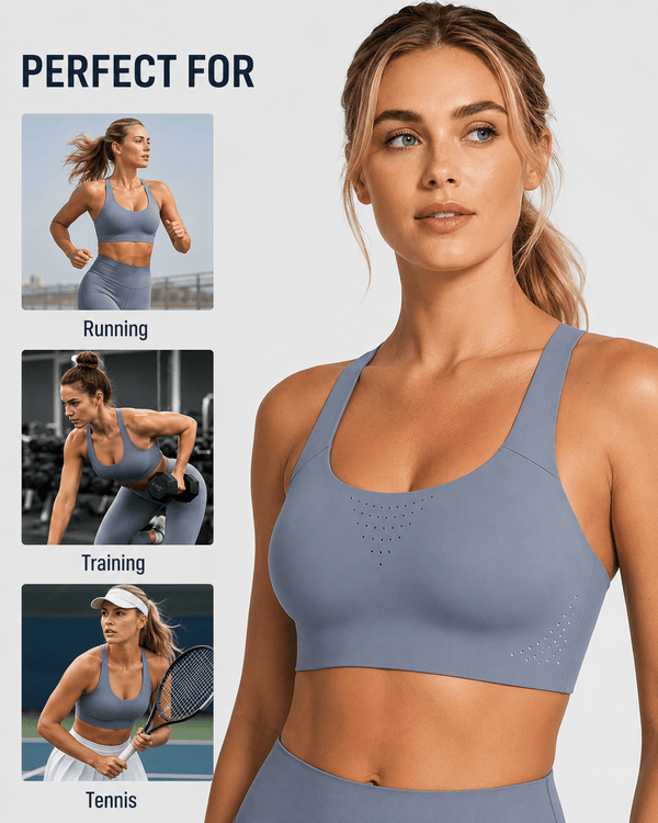 Bounce Control Ventilated Wireless Sports Bra - Aessove