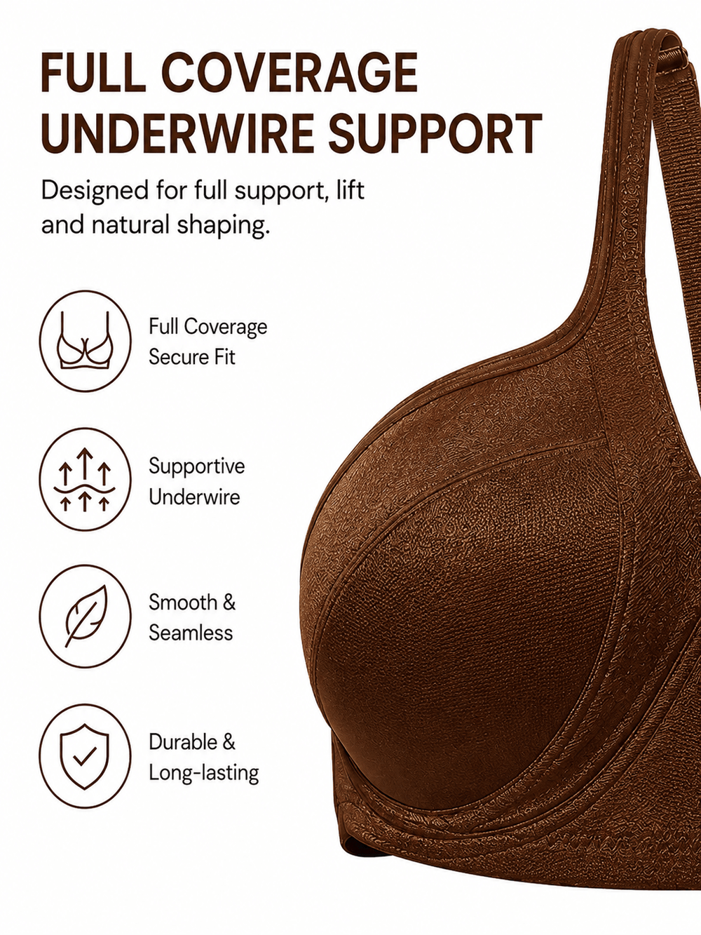 Brown bra - Aessove