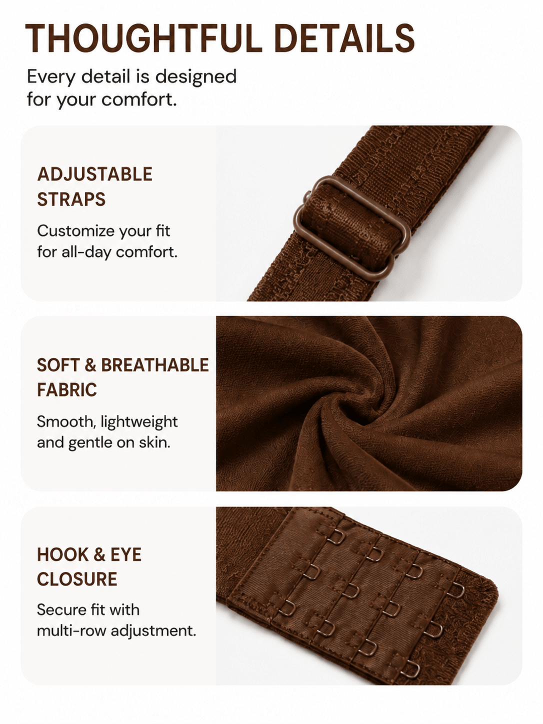 Brown bra - Aessove