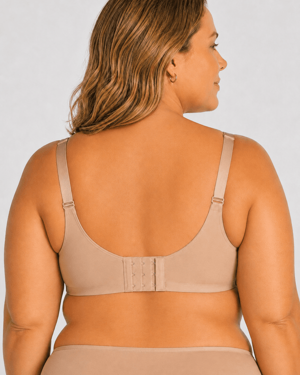 Cooling Support Plus Size Full Coverage Minimizer Bra - Aessove