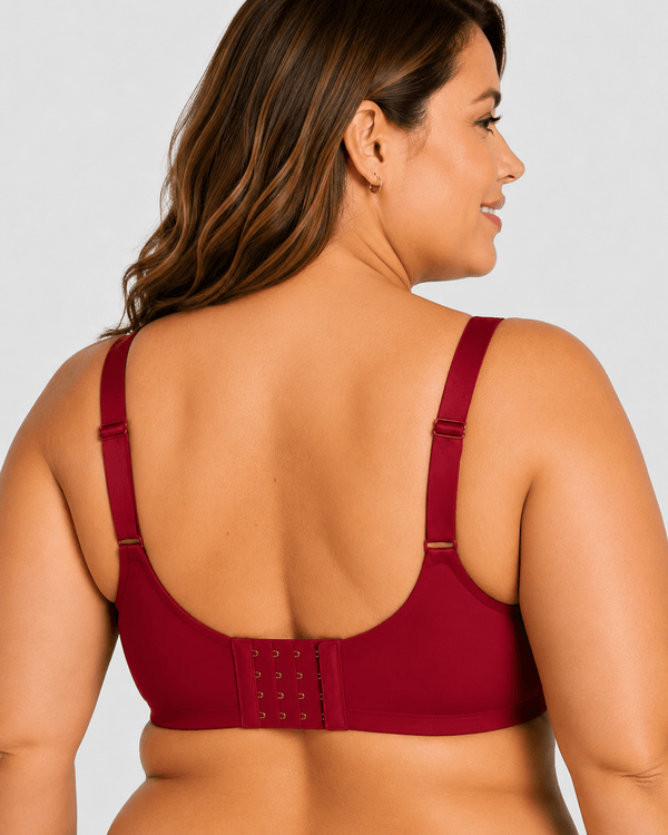 Cooling Support Plus Size Full Coverage Minimizer Bra - Aessove
