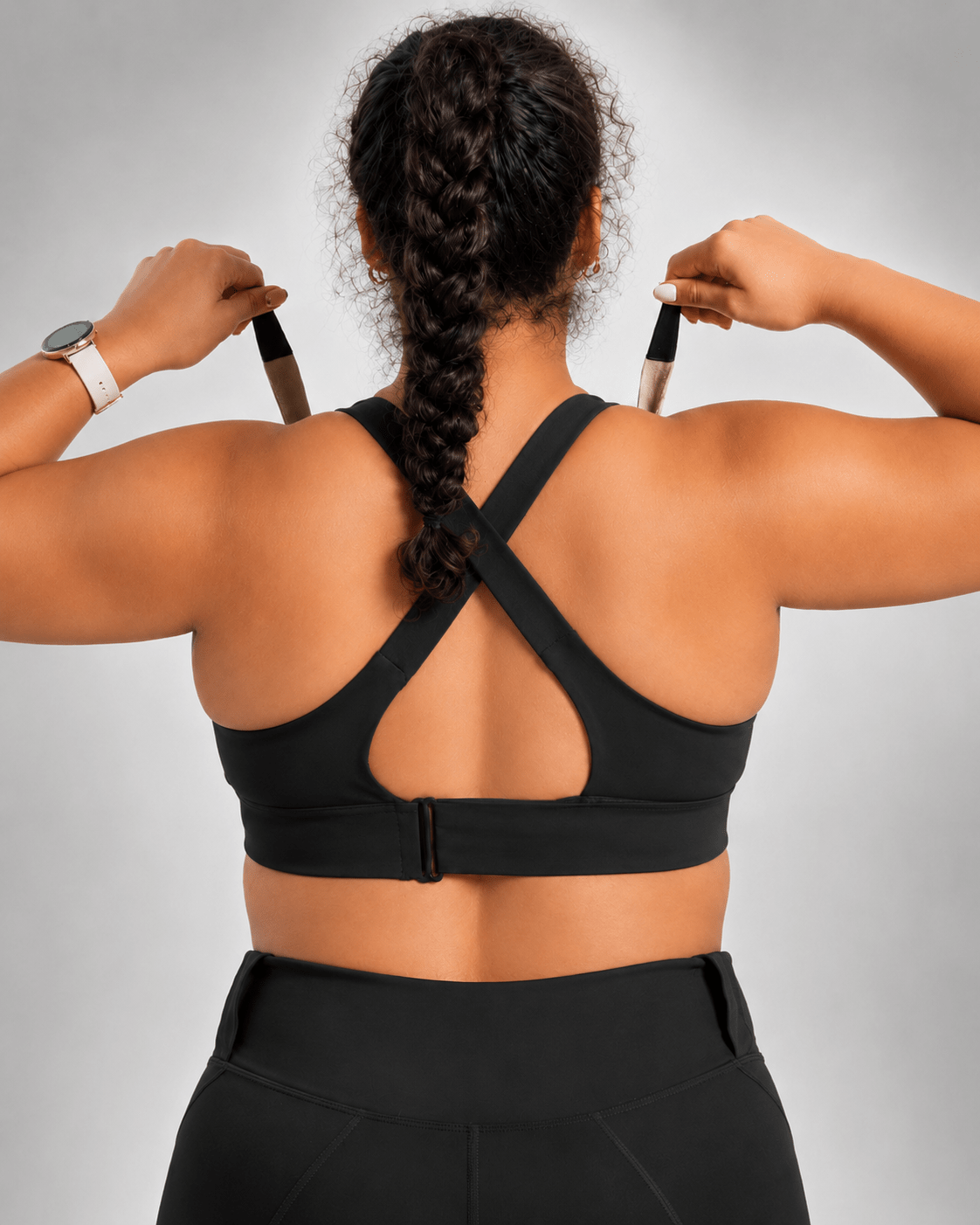 High Impact Support Plus Size Zip-Front Sports Bra - Aessove