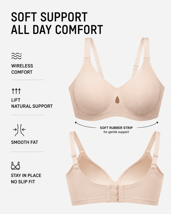 Invisible Lift Breathable Waterdrop Jelly Bra - Aessove