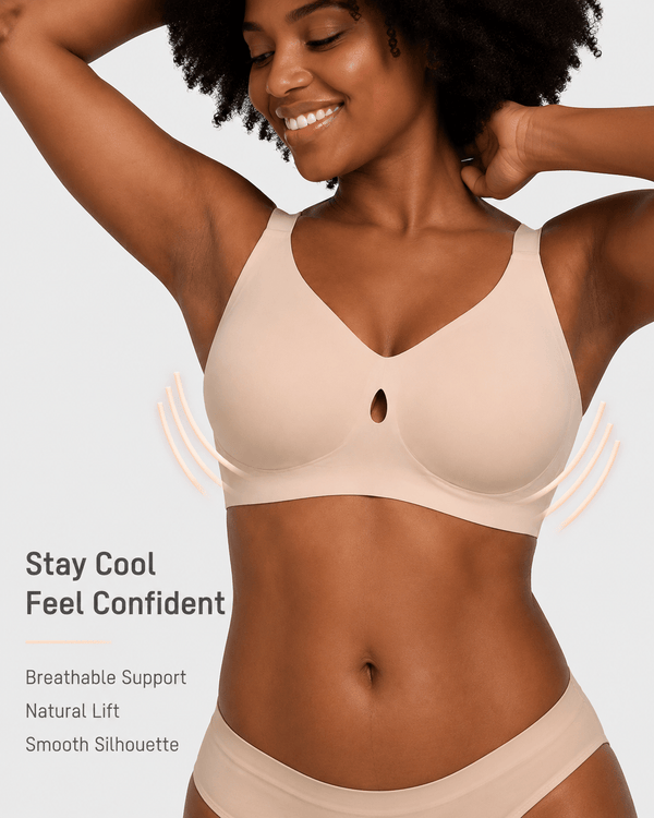 Invisible Lift Breathable Waterdrop Jelly Bra - Aessove