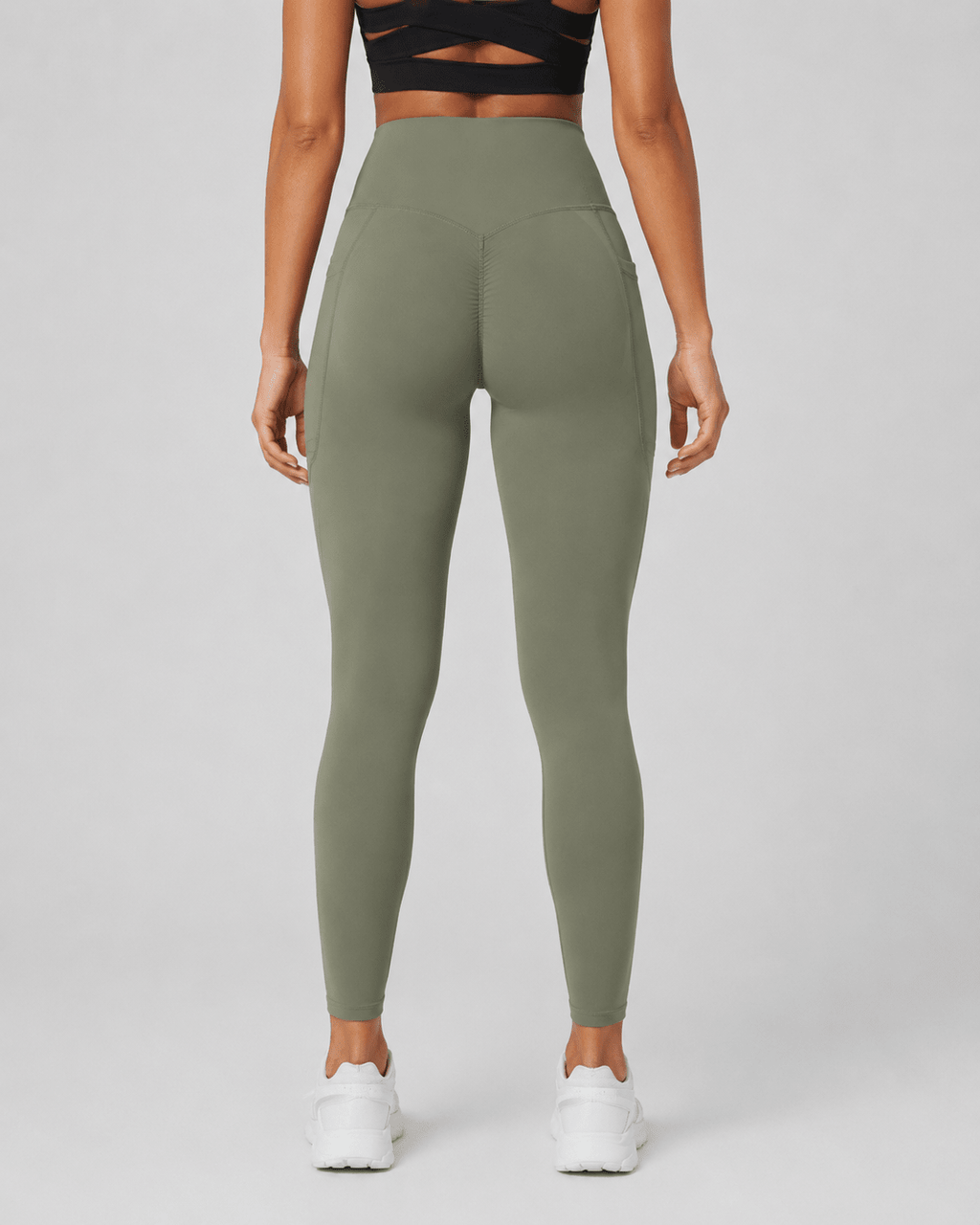 Sculpting High-Waisted Pocket Training Leggings - Aessove
