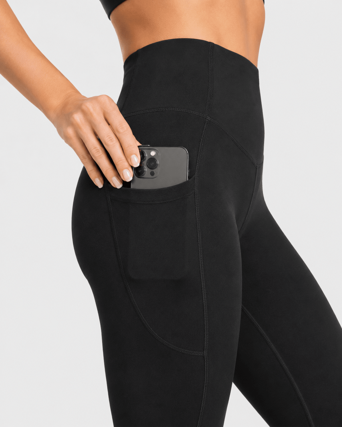 Sculpting High-Waisted Pocket Training Leggings - Aessove