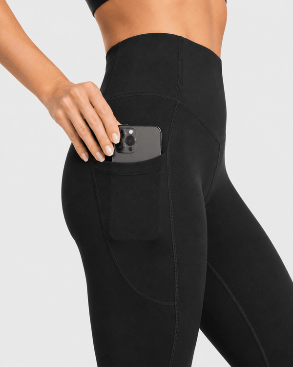Sculpting High-Waisted Pocket Training Leggings - Aessove