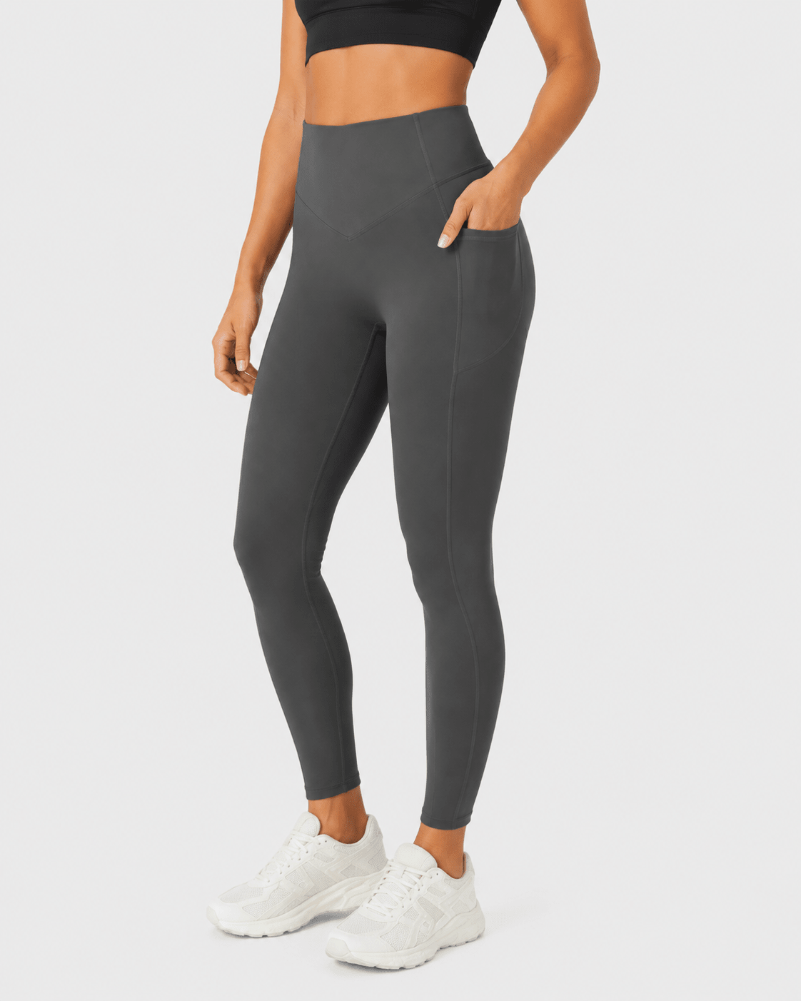 Sculpting High-Waisted Pocket Training Leggings - Aessove