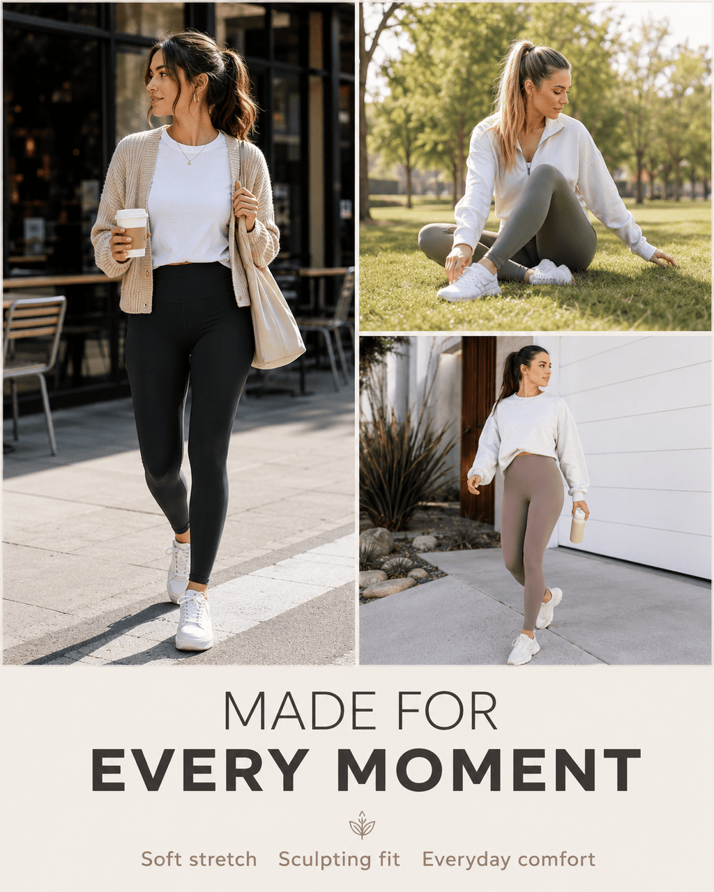 Sculpting High-Waisted Pocket Training Leggings - Aessove