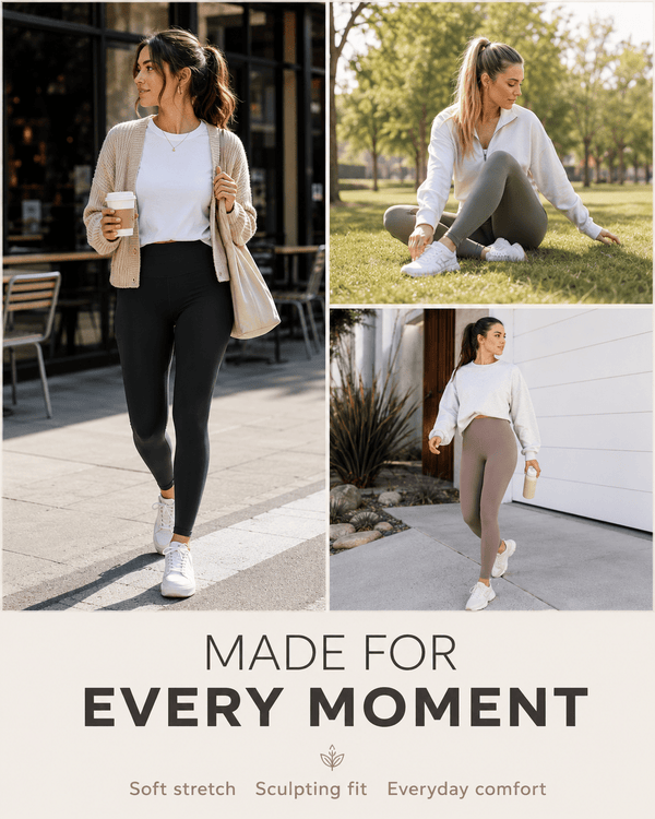 Sculpting High-Waisted Pocket Training Leggings - Aessove