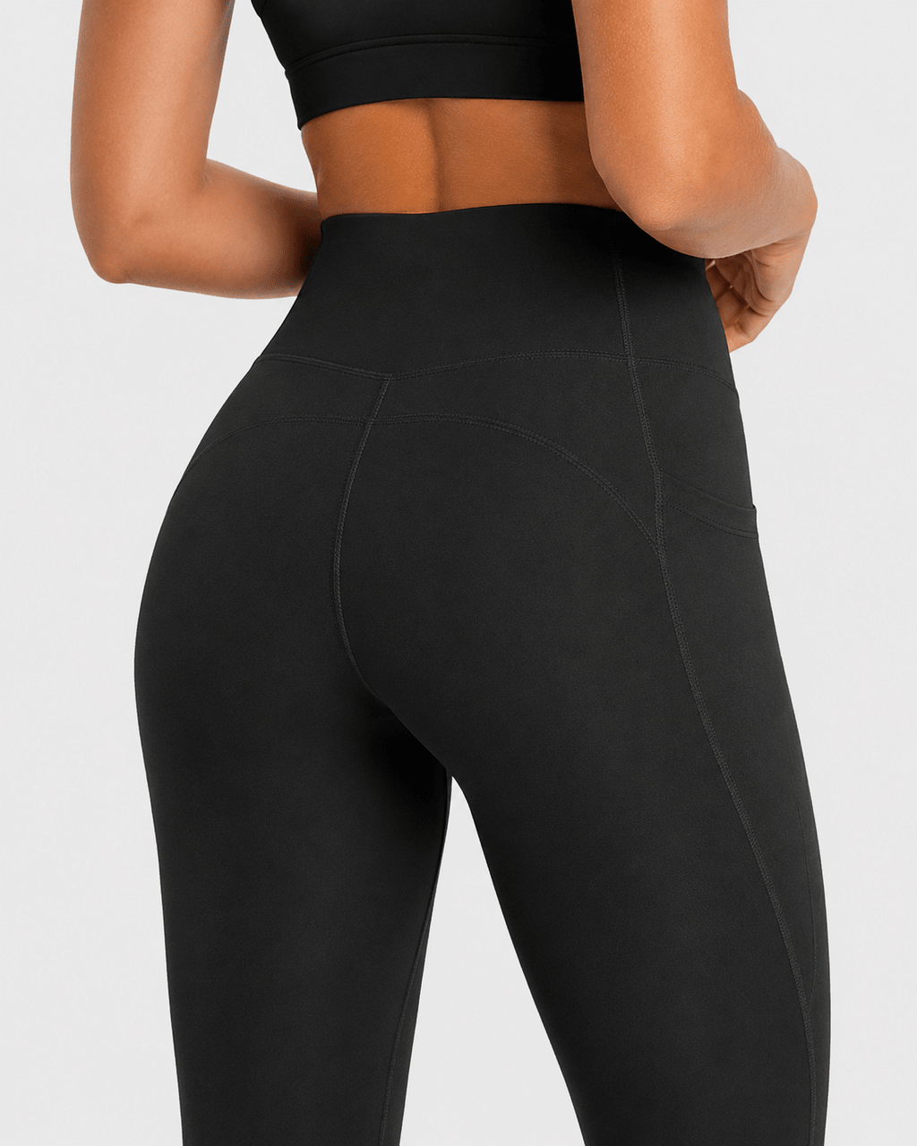 Sculpting High-Waisted Pocket Training Leggings - Aessove