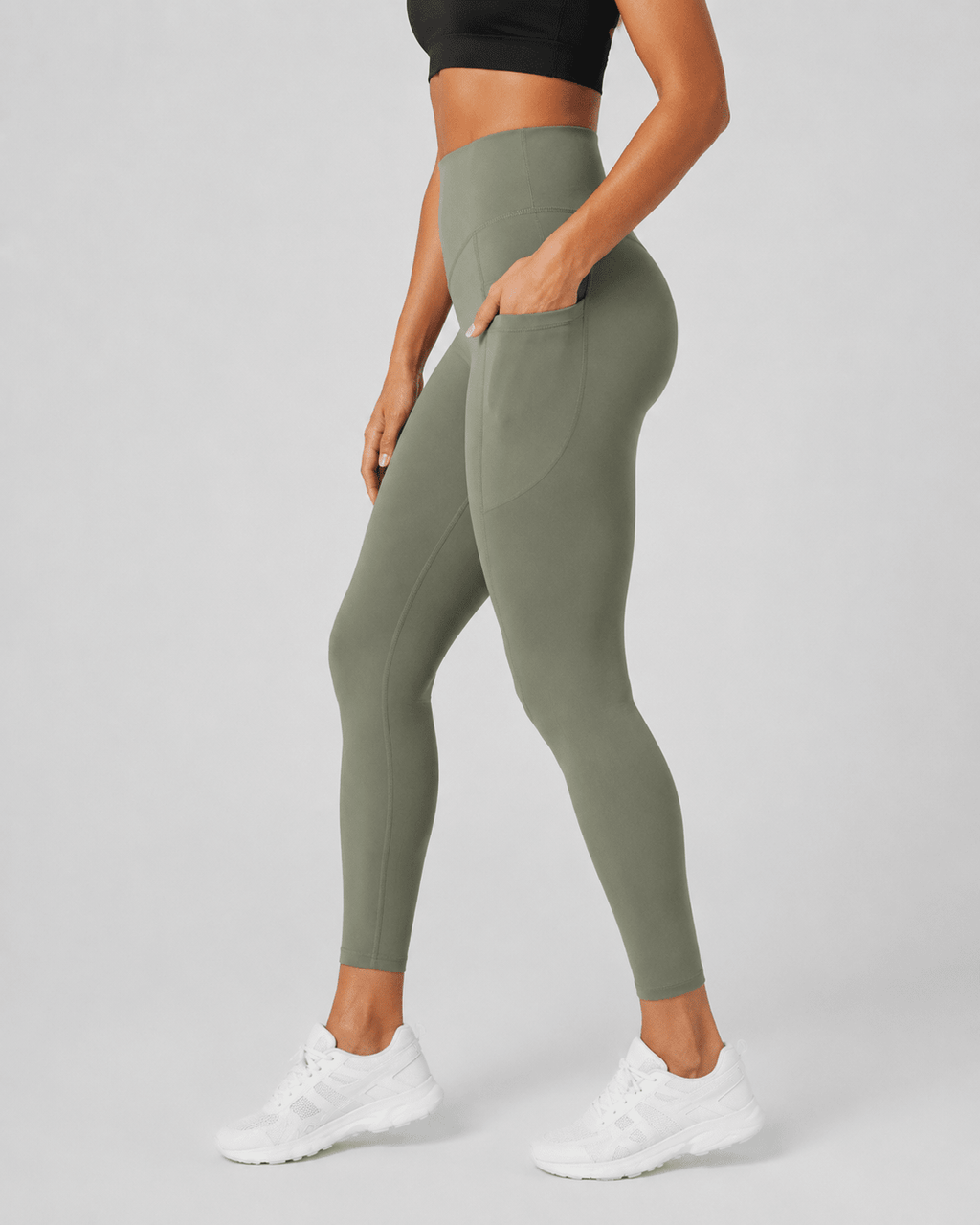 Sculpting High-Waisted Pocket Training Leggings - Aessove