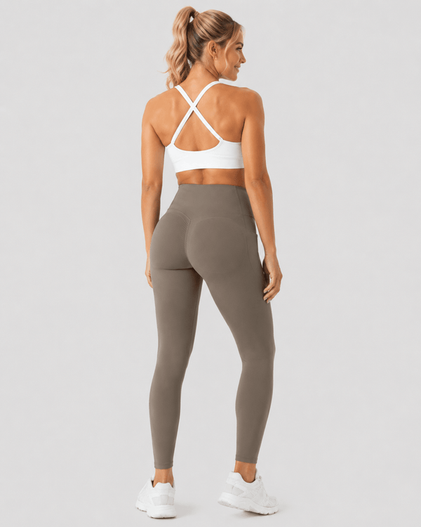 Sculpting High-Waisted Pocket Training Leggings - Aessove