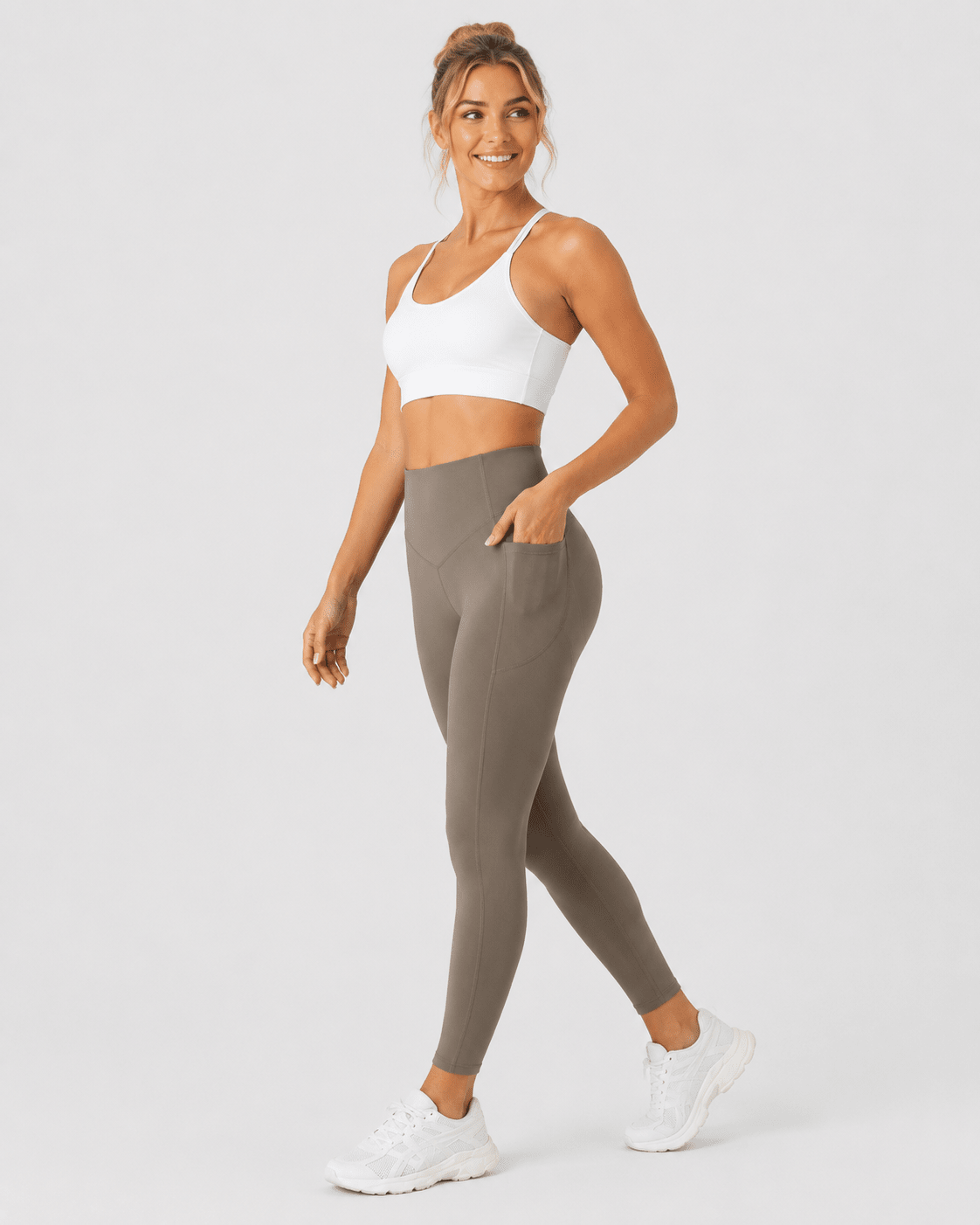 Sculpting High-Waisted Pocket Training Leggings - Aessove