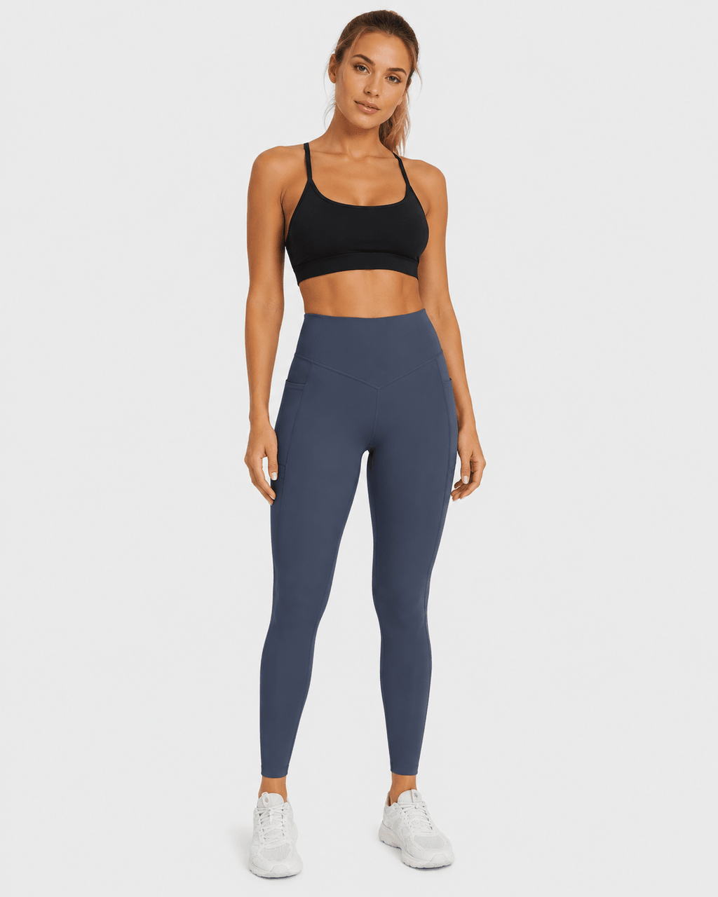 Sculpting High-Waisted Pocket Training Leggings - Aessove