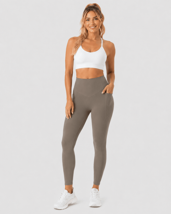 Sculpting High-Waisted Pocket Training Leggings - Aessove