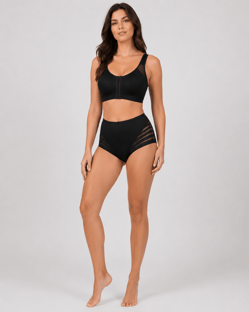 Smooth Lift Lace Mid-Rise Panties - Aessove