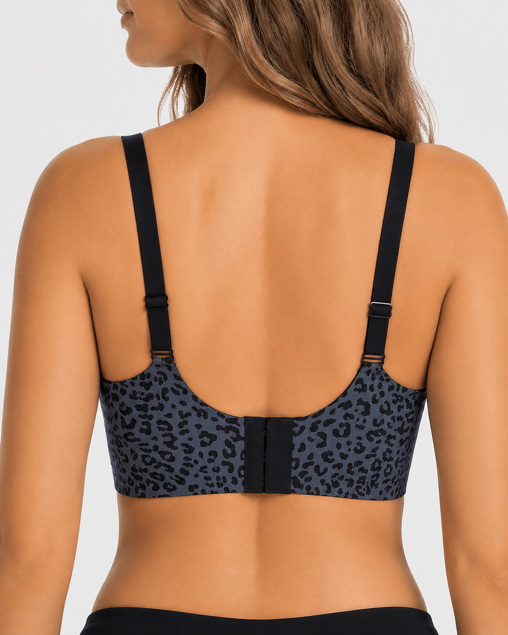 Soft Lift Leopard Deep-V Jelly Bra - Aessove