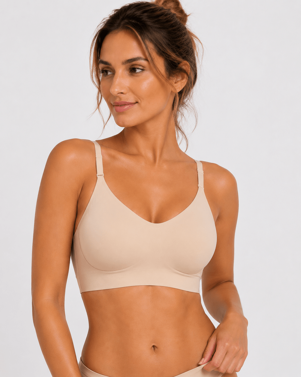 Soft Support Backless Lace Bralette - Aessove