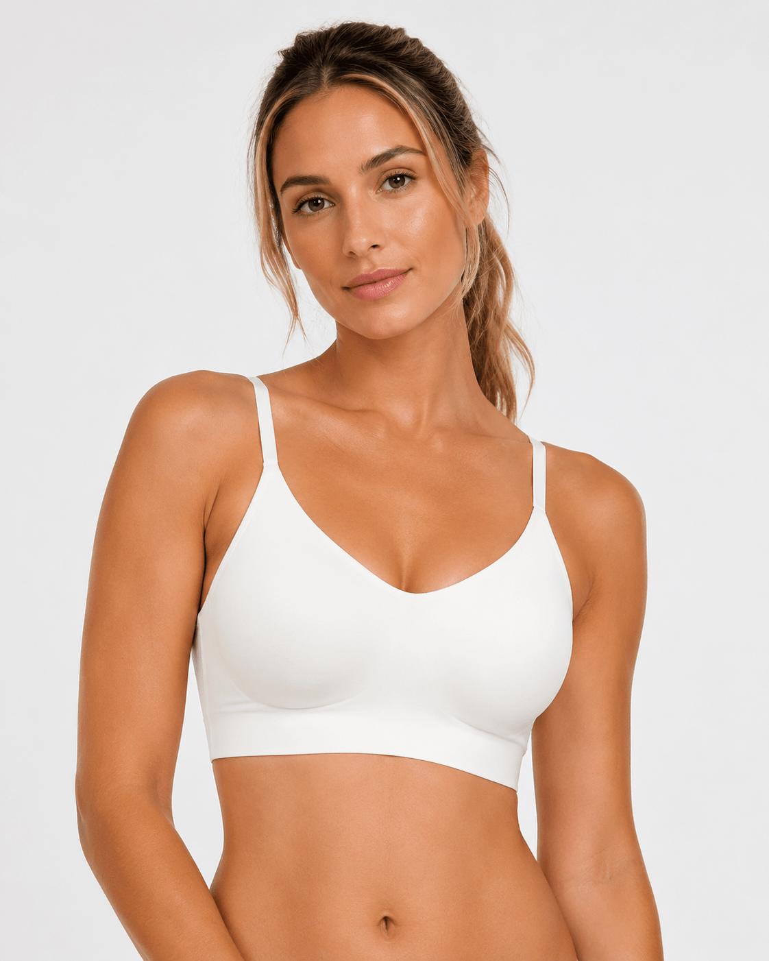 Soft Support Backless Lace Bralette - Aessove