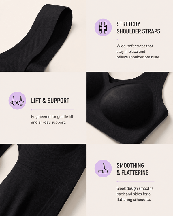 Soft Support Seamless Wire-Free Jelly Bra - Aessove