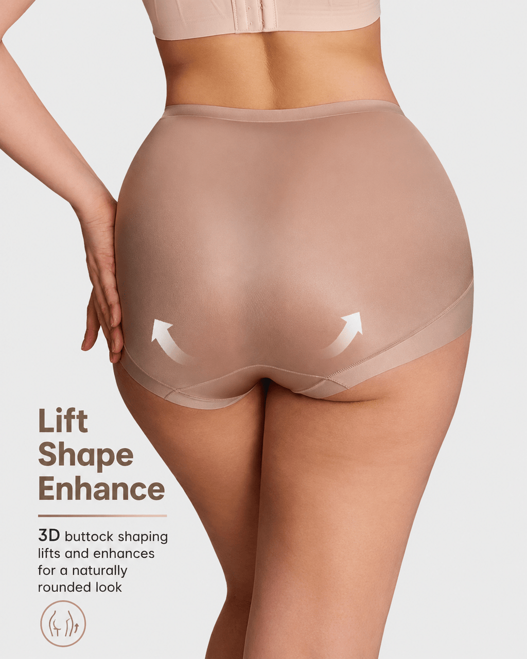 Tummy Control High-Waist Cross-Compression Panties 6-Pac - Aessove