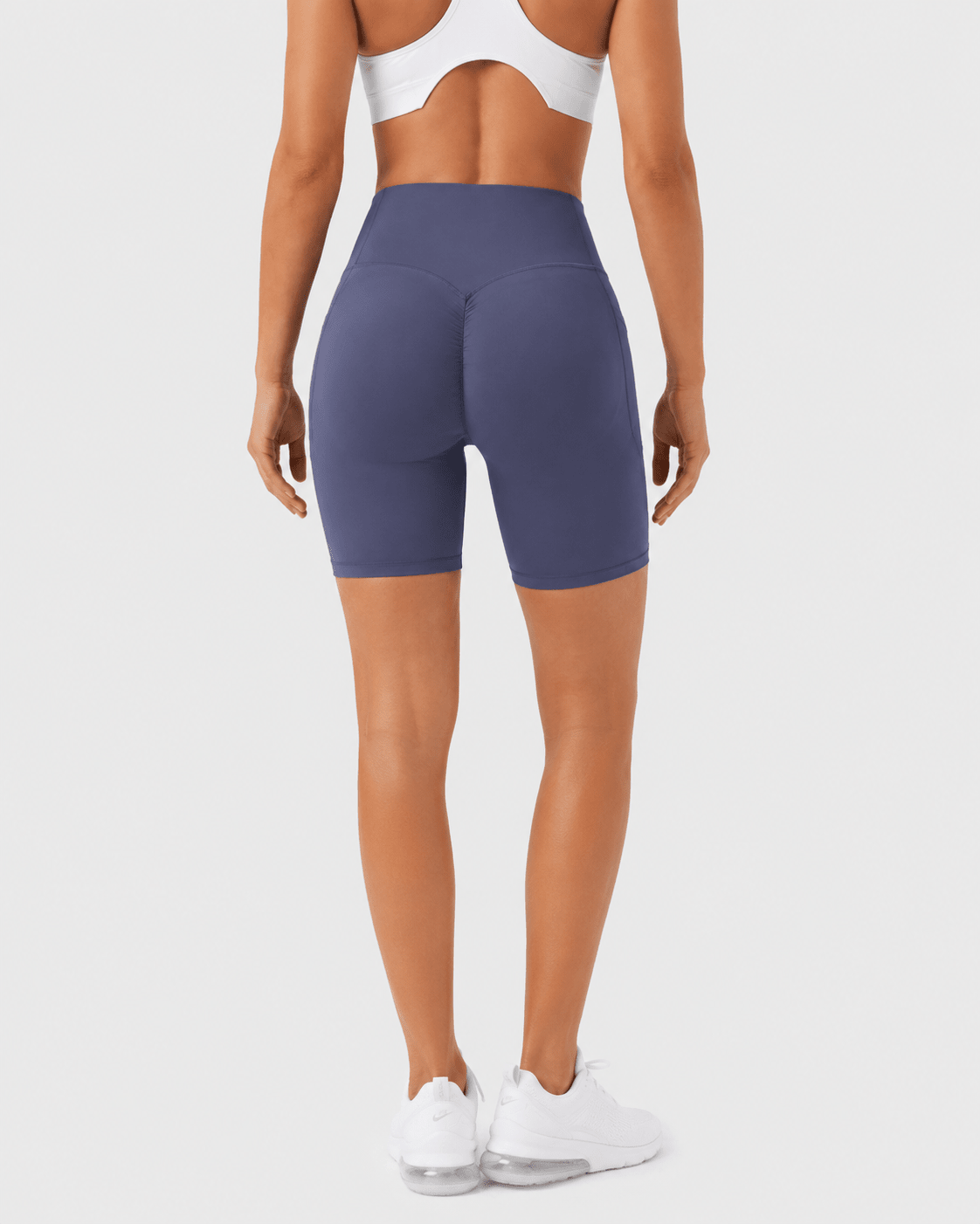 Tummy Control High-Waisted Pocket Training Shorts – 7" - Aessove