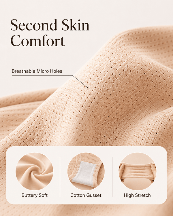 Tummy Control Seamless High-Waist Shaping Panties 3-Pack - Aessove